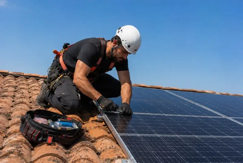 Maintenance et monitoring de panneaux solaires à Gex